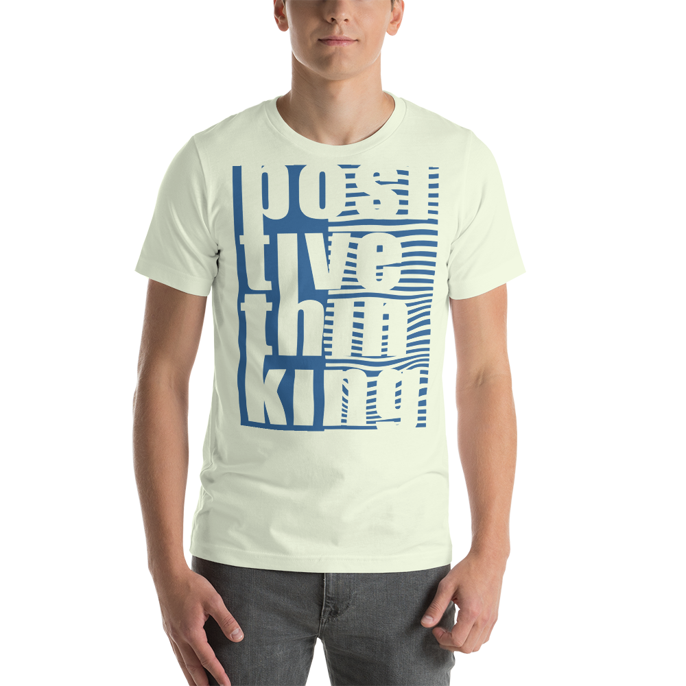 positive think Short-Sleeve Unisex T-Shirt