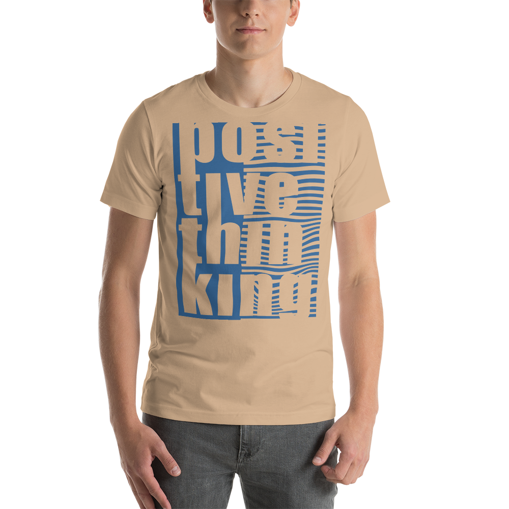 positive think Short-Sleeve Unisex T-Shirt