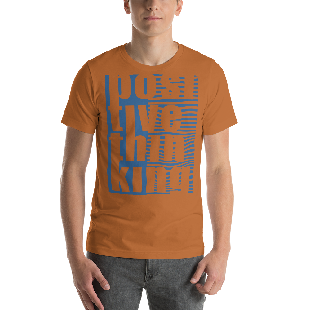 positive think Short-Sleeve Unisex T-Shirt