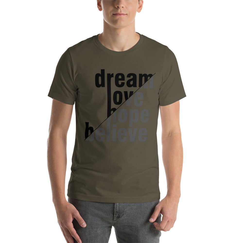 dream, love, hope Short-Sleeve Unisex T-Shirt