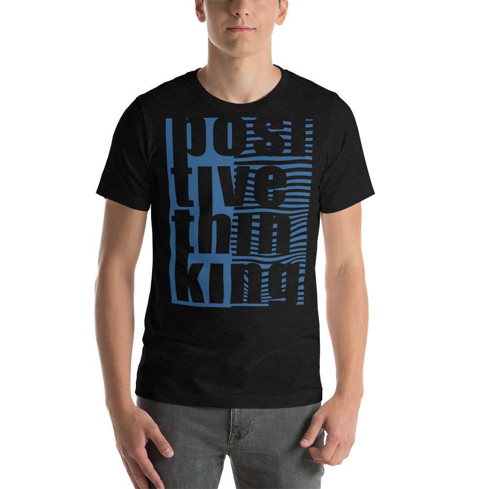 positive think Short-Sleeve Unisex T-Shirt