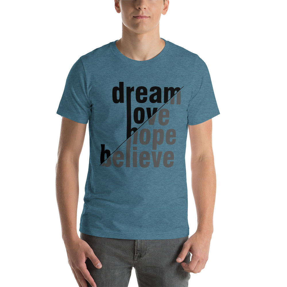 dream, love, hope Short-Sleeve Unisex T-Shirt