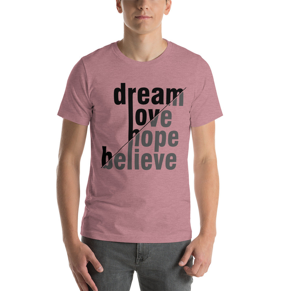 dream, love, hope Short-Sleeve Unisex T-Shirt