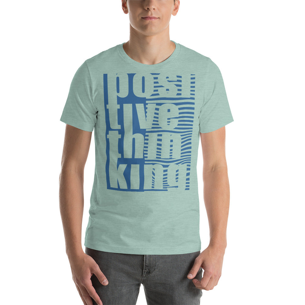 positive think Short-Sleeve Unisex T-Shirt