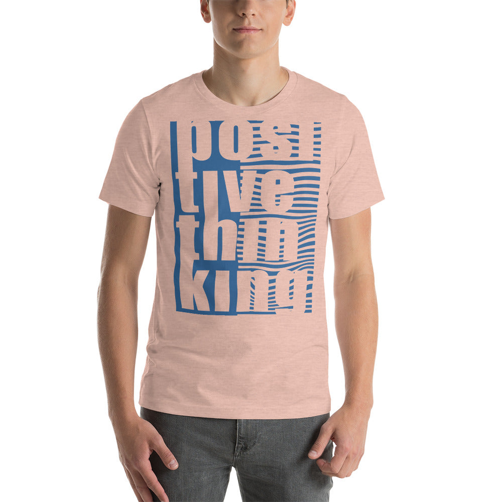 positive think Short-Sleeve Unisex T-Shirt