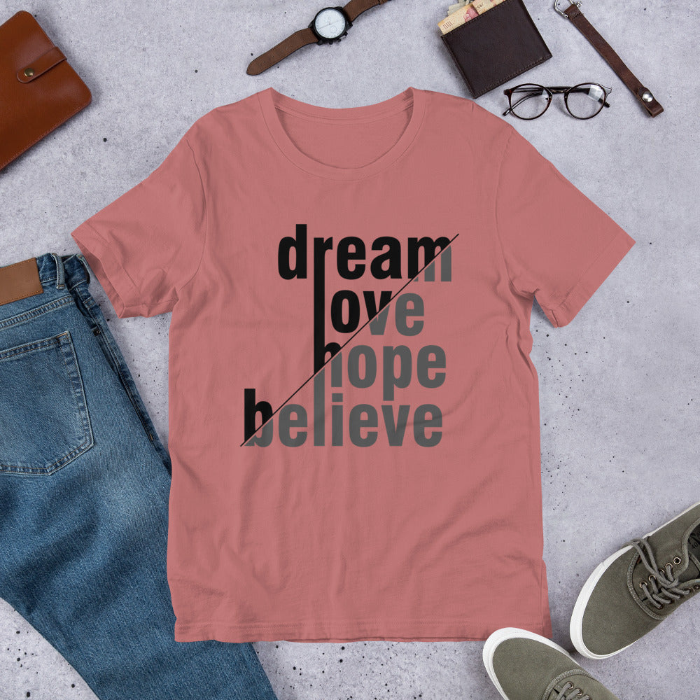 dream, love, hope Short-Sleeve Unisex T-Shirt