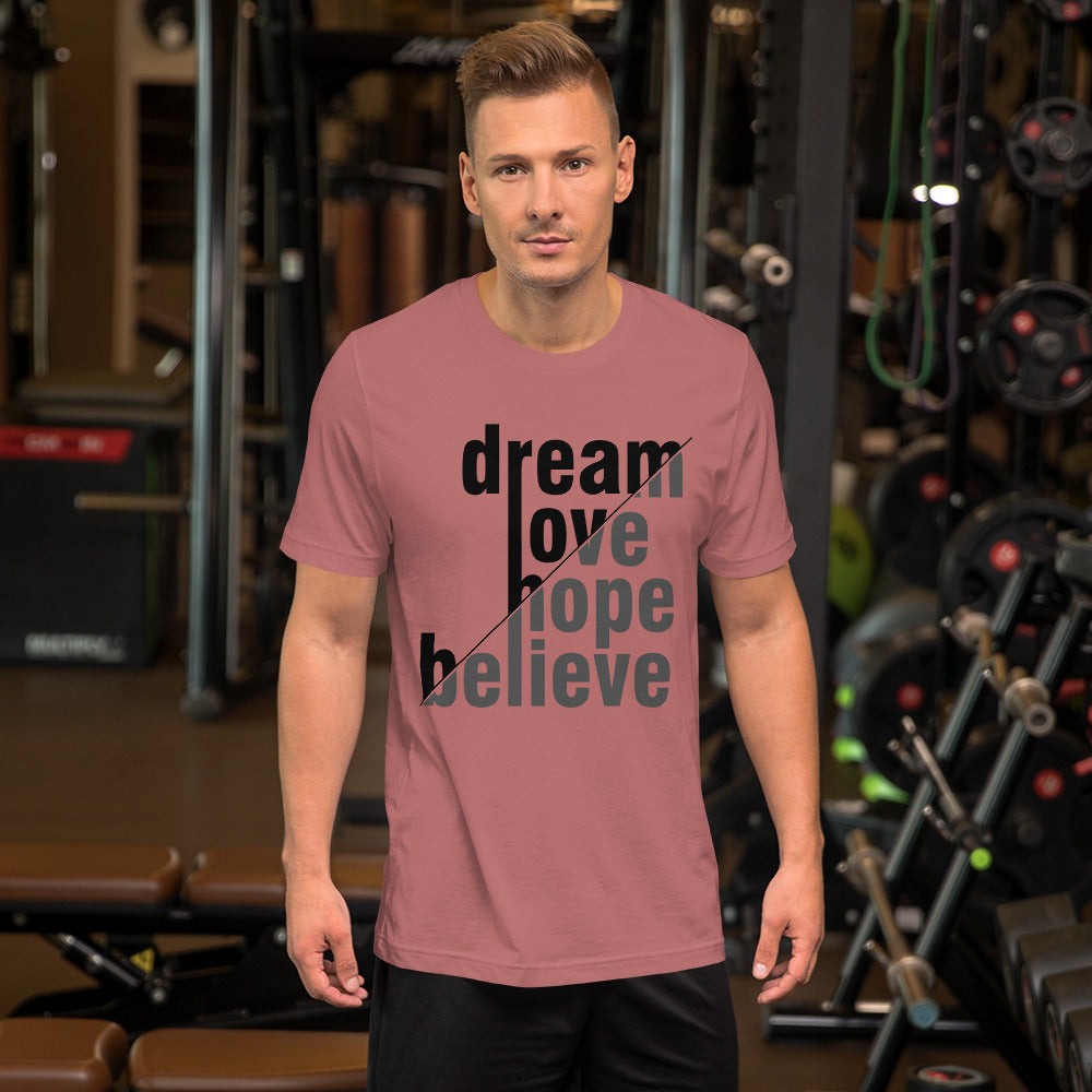 dream, love, hope Short-Sleeve Unisex T-Shirt