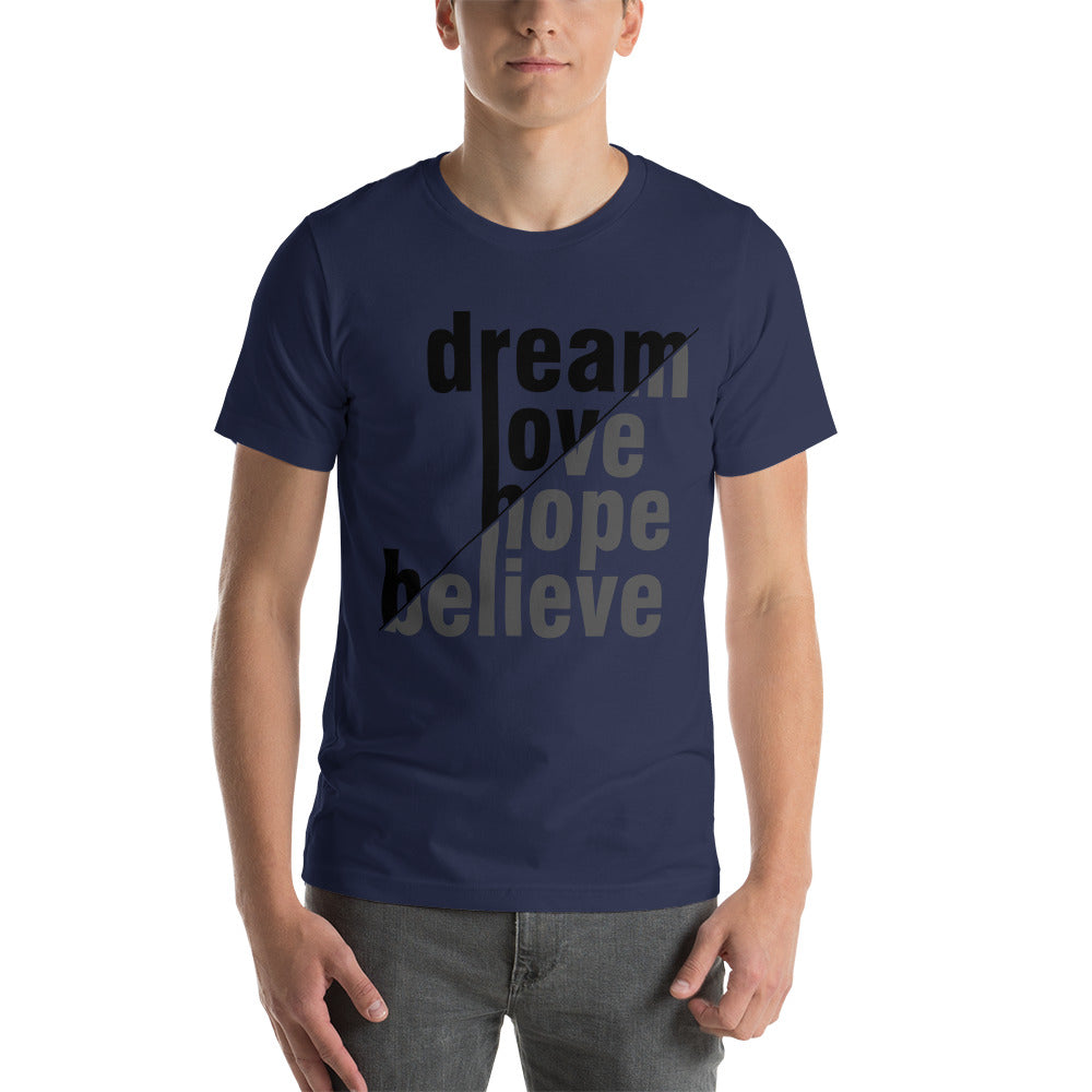 dream, love, hope Short-Sleeve Unisex T-Shirt