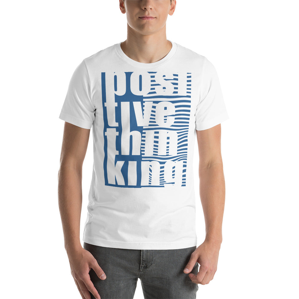 positive think Short-Sleeve Unisex T-Shirt